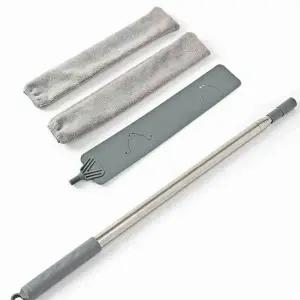 바닥 천장 길이조절 흡착식먼지털이개 먼지청소걸레대