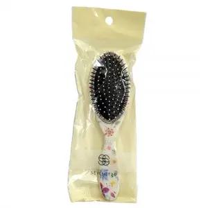 깔끔하게 정리돼요 타원형 쿠션 헤어브러시 중 화이트