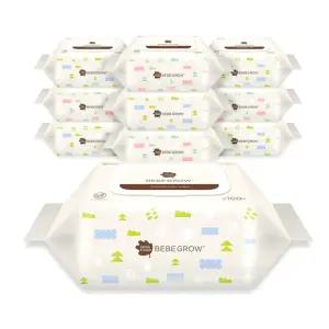 그린핑거 베베그로우 물티슈, 캡형, 100매, 10입, 1개