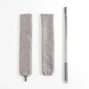 먼지떨이 2p세트 2.5M 청소 먼지털이 스텐봉 클리너