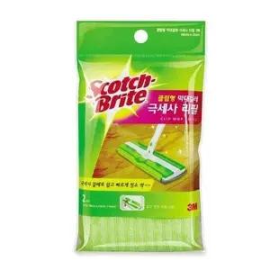 3M 막대걸레 극세사 청소패드 리필2개
