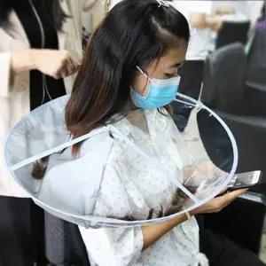 ( )투명 셀프미용 가운 커트보 이발망토 헤어 수염