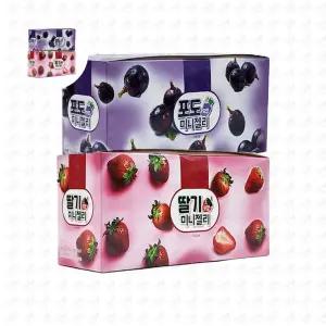 미니젤리 과일 모양 2종세트 (포도+딸기) 아이들간식