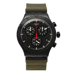 [스와치] 남성 POWER OF NATURE BY THE BONFIRE 우레탄 손목 시계(YVB416)