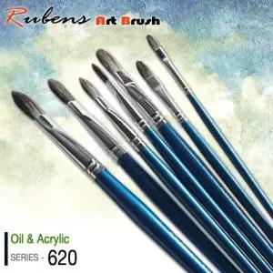 루벤스 QC51ZA74 유화아크릴 겸용붓 NO.620(F) 16호