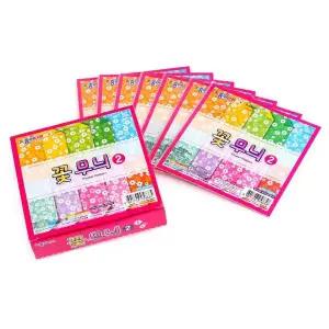 20개입 VA05XO45 꽃무늬색종이 양면 no.2 1박스 종이나라