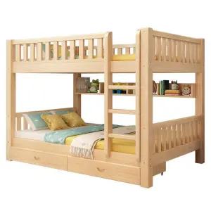 원목 이층 침대 프레임 벙커 베드 조립식 하우스