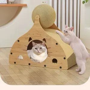 고양이 숨숨집 사이잘삼 스크래쳐 볼 하우스 캣타워