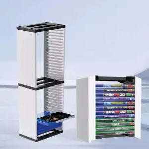 게임CD 정리 선반 케이스 보관함 게임씨디 흑백