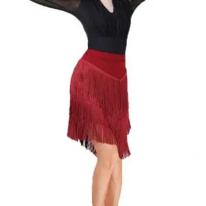 댄스복 수술 치마 댄스 라인 줌바 의상 성인 옷 에어로빅복 스커트 라틴