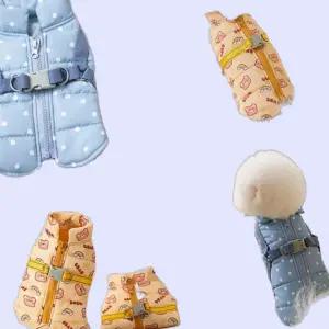 [원오안전] 반려견 강아지경량패딩 겨울옷 애견 하네스 패딩   (본품)