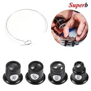 시계 돋보기 도구 아이 루페 루프 유리  3X 5X 10X 20X 보석