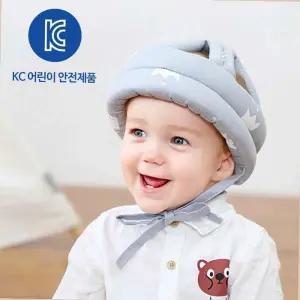 [원오안전] 머리쿵 머리보호대 유아 안전모 사이즈조절 아기 순면   (본품)