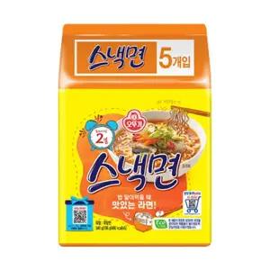 [오뚜기] 스낵면 멀티팩 (108g x 5개) x 8팩 /총 40봉지