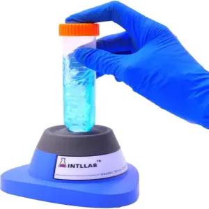INTLLLAB 실험실 볼텍스 믹서 터치 기능 젤 폴리시 속눈썹 아크릴 페인트 시험관 및 원심분리기 튜브