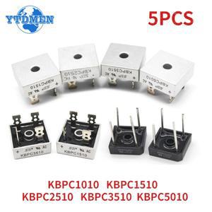 5PCS 다이오드 브리지 정류기 KBPC5010 10A 15A 25A 35A 50A