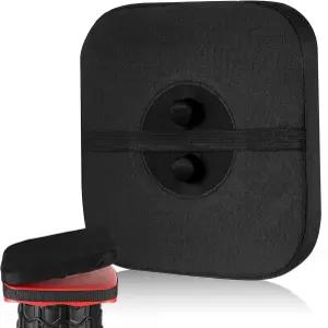 메모리 폼 접이식 두꺼운 의자 쿠션 탄성 스트랩이 있는 Suzile 1팩 사각형 텔레스코픽 쿠션(의자 제외)