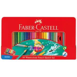 수채 ZO91IB20 115964 색연필 60색 케이스 파버카스텔 틴