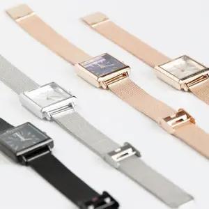 벤디 스퀘어 시계 스퀘어시계 메쉬시계 사각시계 메탈시계 패션악세사리