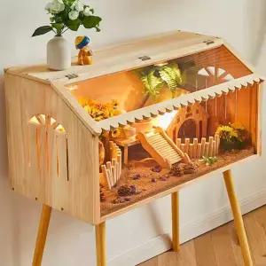 원목 육추기 병아리 키우기 하우스 메추리 사육장