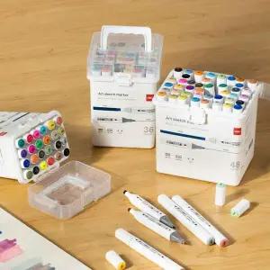 델리 VL01RK93 사각 트윈스케치 마카 48색