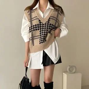 여성니트베스트 여성데일리베스트 여성가을베스트 LK B031 여성아우터조끼