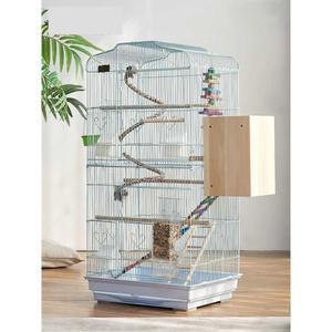 대형새장 2층 앵무새장 철장 야외 철제 새장 사육장 횟대 날림장 초대형 학교 135cm