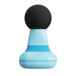 소형 안마기 충전식 6단 버전 선물 KJOET 없음 강력한진동마사지 버튼 핸디 없이