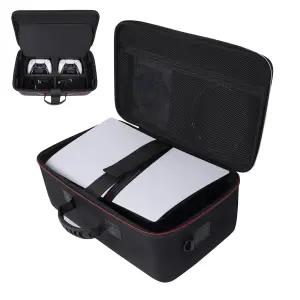 PS5 PRO 2024와 호환되는 디오콜 하드 캐리링 케이스 플레이스테이션 5 프로 디스크 또는 디지털 에디션