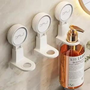 ( )욕실 화장실 고급형 호텔식 무타공 샴푸 바디워시 디스펜서 거치대 홀더