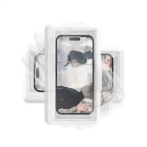 ( )360도 회전 주방 욕실 스마트폰 방수 거치대 접착형 침대 스마트폰거치대 누워서 주방 방수 욕실 방수