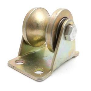 그루브 도어용 캐스터 휠 50mm 직경 스틸 베어링 리지드 헤비 타입 모양 풀리 슬라이딩 U 2인치 V 듀티