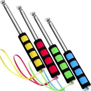 프레젠테이션 교실 투어 가이드를 위해 47인치까지 확장된 4피스 텔레스코핑 포인터 화이트보드 교사