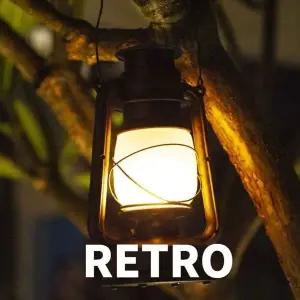 레트로 GG32UB75 등유 램프 호롱불 디자인 캠핑 랜턴 건전지용