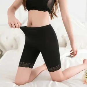 레이스 디자인 5부 여성 속바지 와이존 허벅지 커버 레이스디자인속바지 5부여성속바지