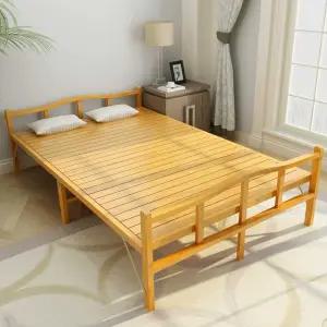접이식 원목 평상 실내 실외 간이 대나무 침대