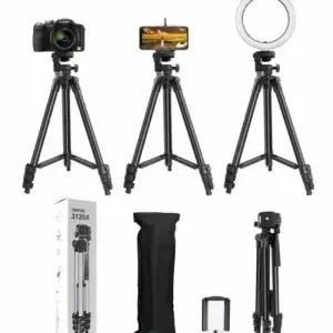 ( )가벼운 휴대폰 삼각대 여행용 카메라 삼각대 스마트폰 조절 거치대