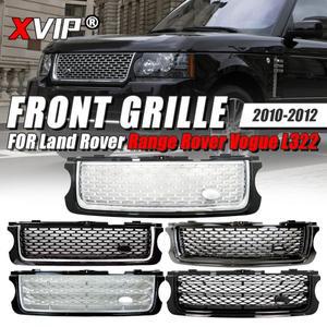 XVIP 앞 범퍼 그릴 OE 스타일 레이싱 교체 부품 랜드 로버 레인지 보그 L322 2010-2012 용 수정