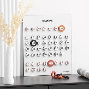 우드달력 탁상달력 아이들 만년달력 우든 오브제 평생달력 빈티지 캘린더 우드 감성