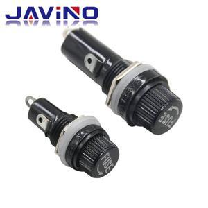 유리 퓨즈 홀더, 보험 튜브 소켓 거치대, 패널 마운트 5x20mm, 6x30mm, 5 개