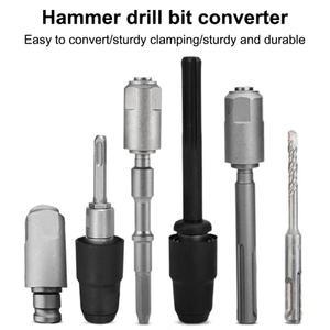 로터리 해머용 SDS-Plus To SDS-Max 어댑터 탄소강 충격 방지 원형 샹크  절약 변환기