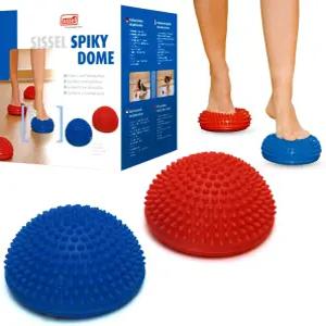 시셀 스파이키 돔 2종 세트 밸런스 코디네이션 트레이닝 장치 100 프탈레이트 프리 PVC 색상 블루 레드 발