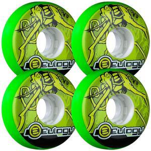 에울로지 프로 슈라인 롤러 에릭 스케이트 4PK 인라인 어그레시브 그린 레트로