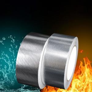 20M 유리 섬유 천 알루미늄 테이프 방수 내화 고온 저항, 잔류물 없음 EMI 차폐