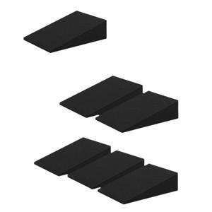 자동차 시트 웨지 레벨링 쿠션 패드, 앵글 디자인, 통기성 패브릭, 야외용 뒷좌석 매트