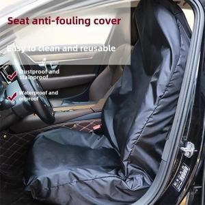 범용 블랙 카시트 커버 수리 방수 방진 카고 부츠 매트, 스티어링 휠 보호 포함