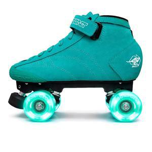 본트 스케이트 휠이 프로페셔널 글로우 리드 스웨이드 프로스타 있는 소프트 라이트 청록색