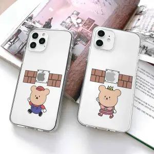 아칸 미나 슈퍼곰돌이 클리어젤리케이스