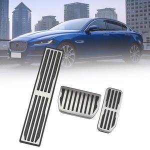 스테인레스 스틸 자동차 풋 레스트 페달 AT 커버, 재규어 XE XF E-페이스 F 페이스, 레인지 로버 벨라 2016