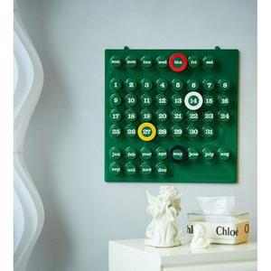 크리에이티브 캘린더 중세 디자인 장식 캘린더 영구 복제 캘린더 장식품 벽 링가데이트